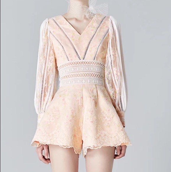 Dresses & Skirts - SOLD💕Embroidered romper